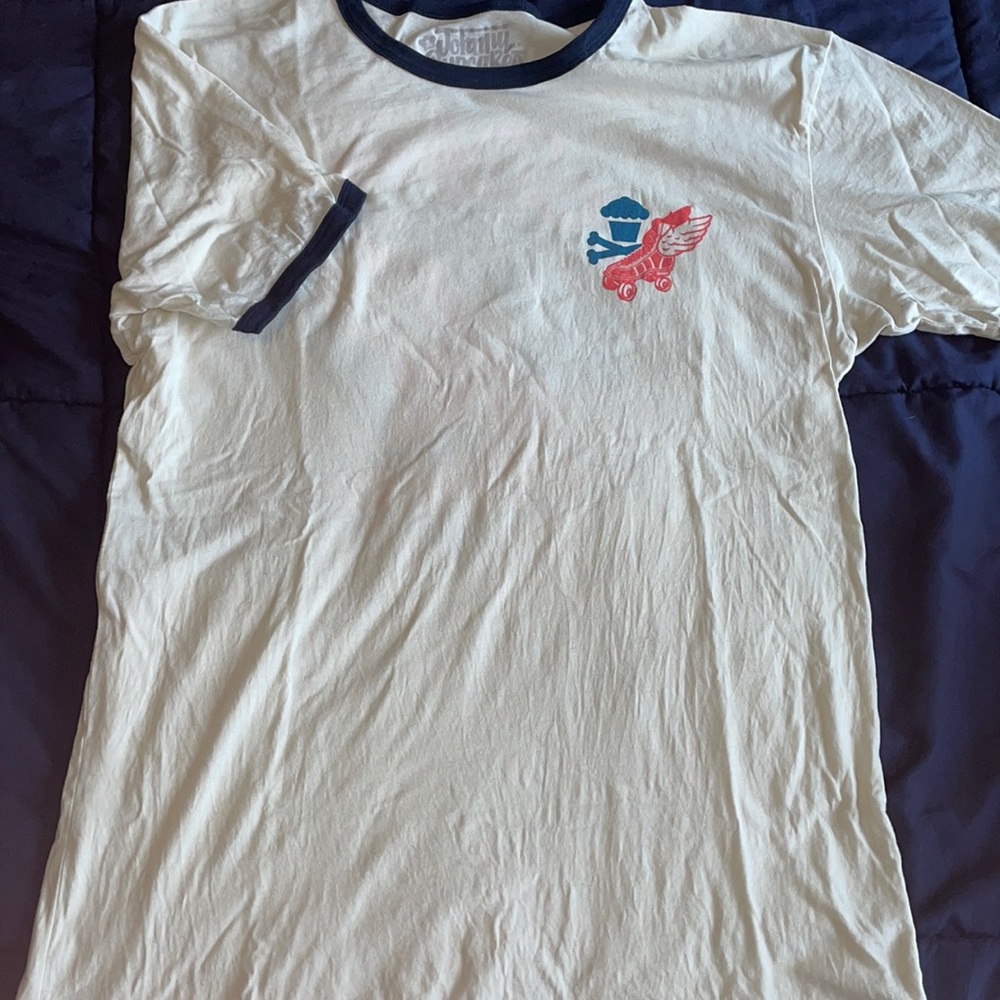 Johnny Cupcakes ringer t